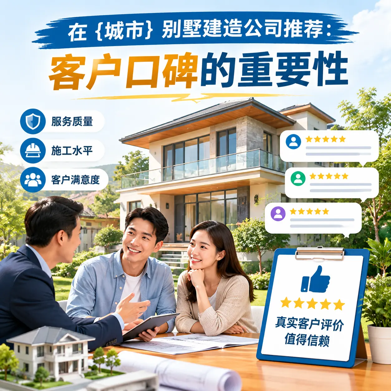 在 清镇 别墅建造公司推荐：客户口碑的重要性