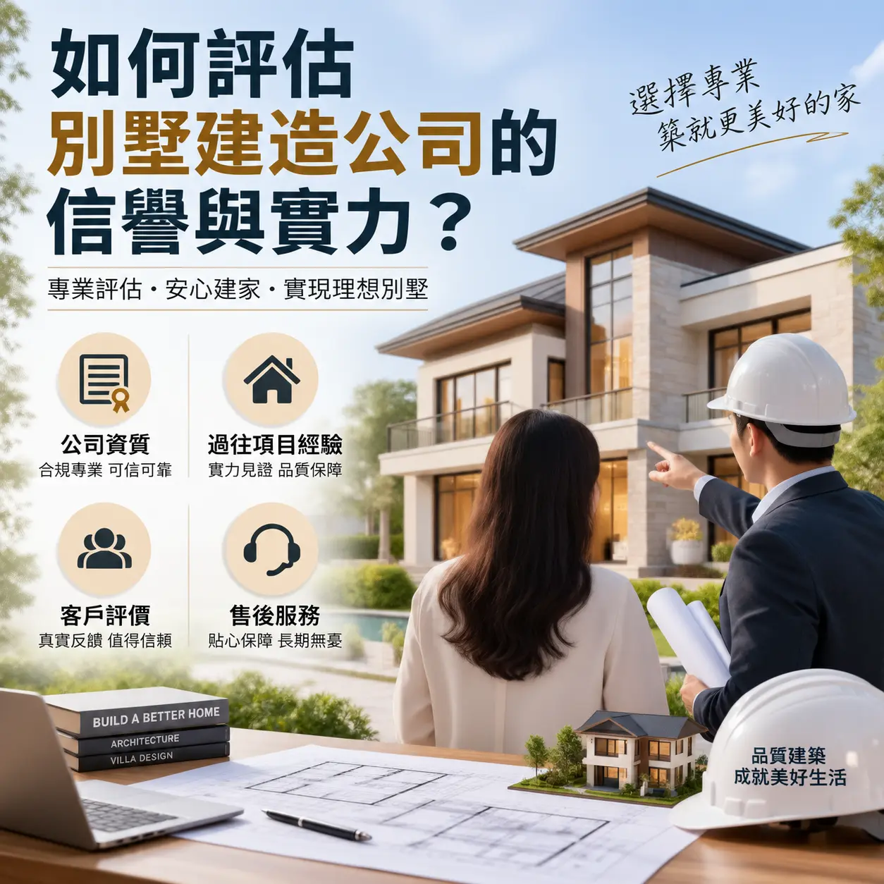 如何评估 清镇 别墅建造公司的信誉与实力?