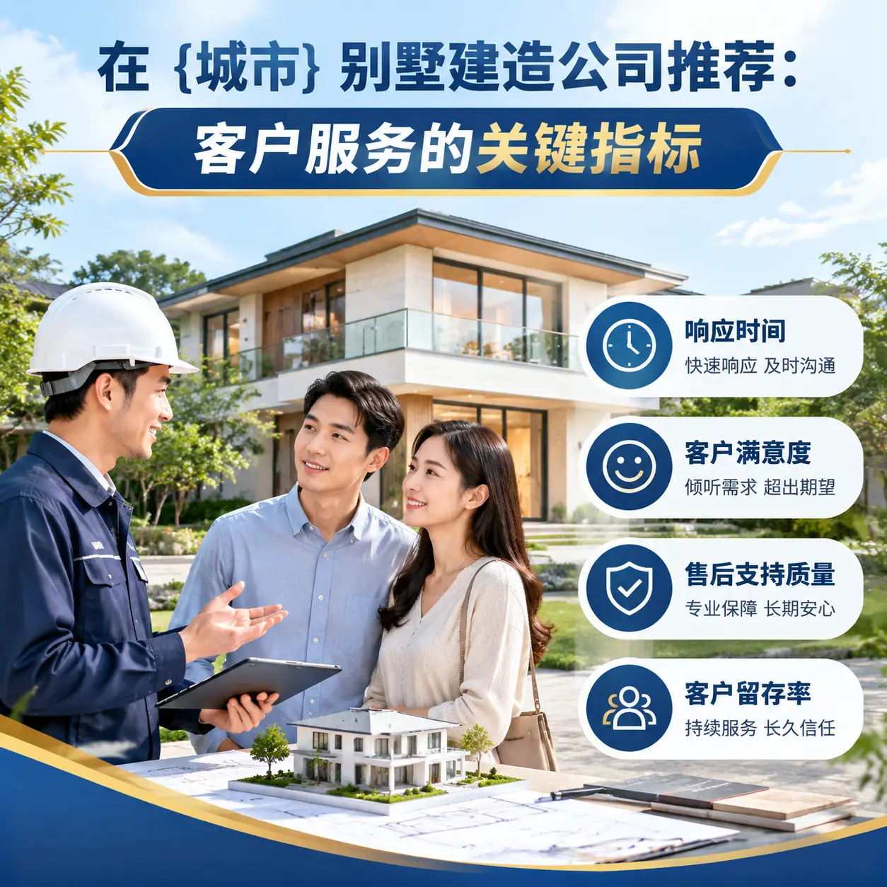 在 清镇 别墅建造公司推荐:客户服务的关键指标