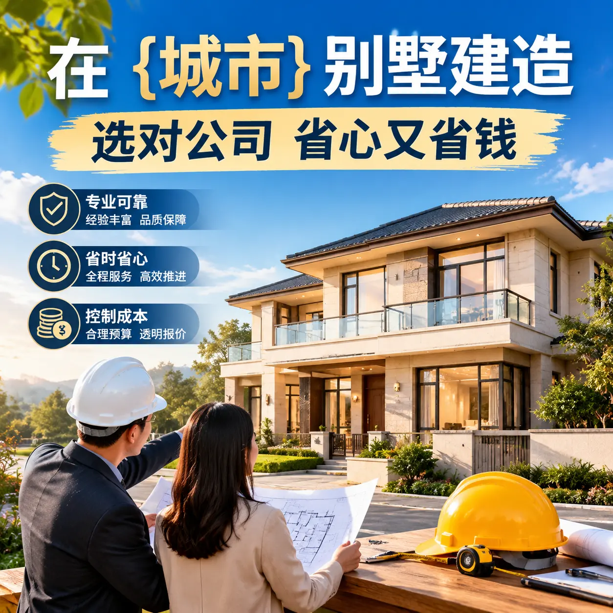 在 清镇 别墅建造,选对公司省心又省钱