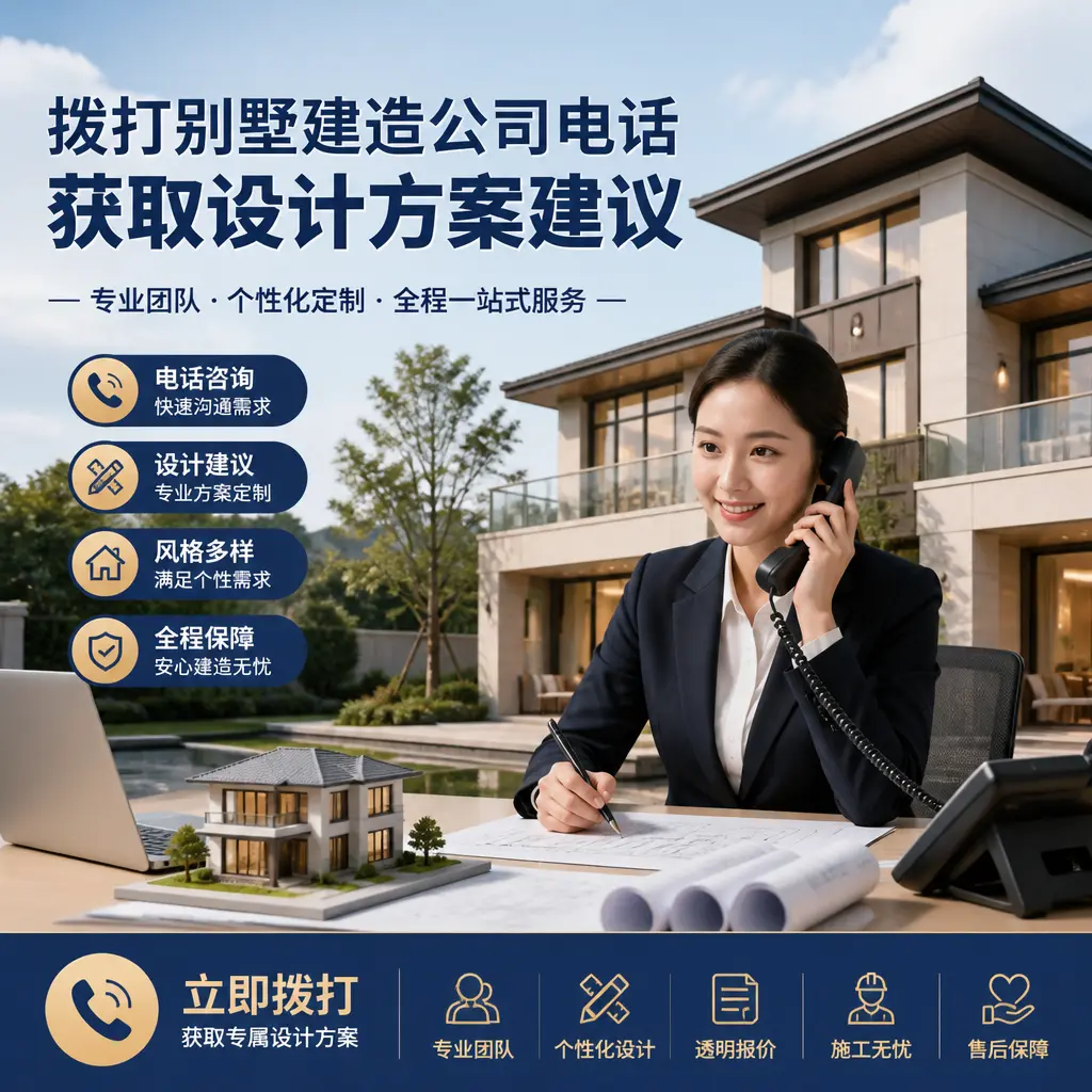 拨打清镇别墅建造公司电话,获取设计方案建议