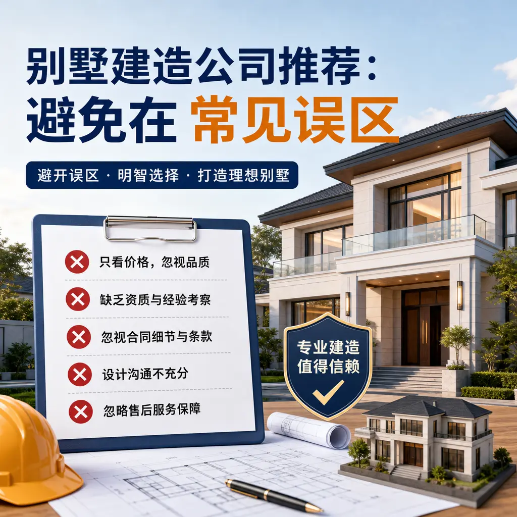 别墅建造公司推荐:避免在 清镇 的常见误区