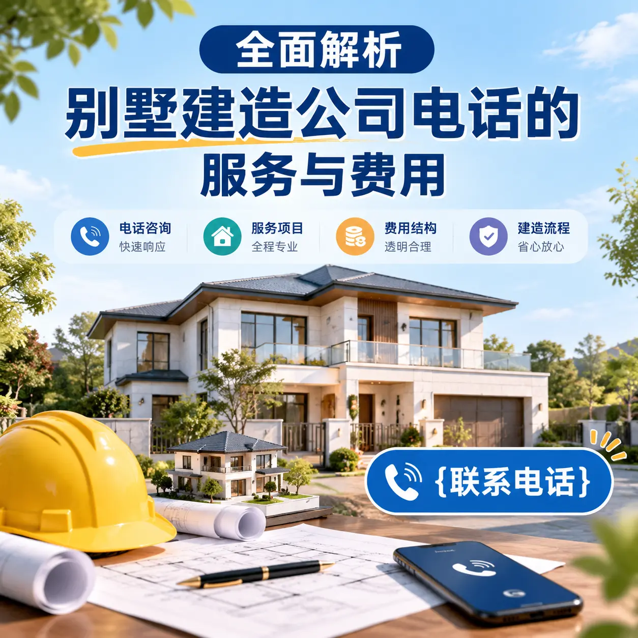 全面解析清镇别墅建造公司电话的服务与费用